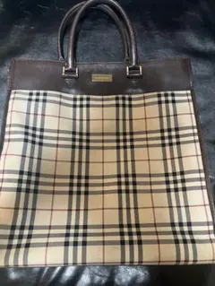 P*e様 BURBERRY チェック柄トートバッグ