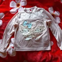 マイメロディ 長袖カットソー ピンク120cm