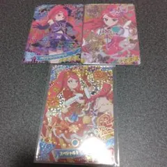 ひみつのアイプリ バズリウム クリスマスレッド サクラ バタフライ　サイン