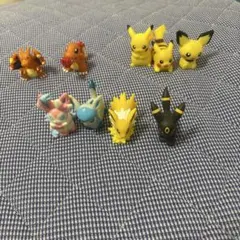 ポケモン 指人形セット　ブイズandヒトカゲリザードンandピチューピカチュウ