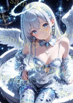 ビキニスタイルのイラストポスターa4紙沢光額付き発送♥数量限定