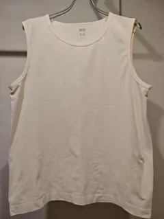 【試着のみ】UNIQLO U ドライEXタンクトップ Lサイズ　ユニクロのサムネイル