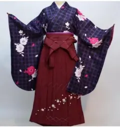 【値下げ】お直し済！女の子 ジュニア袴セット【卒園式・卒業式】