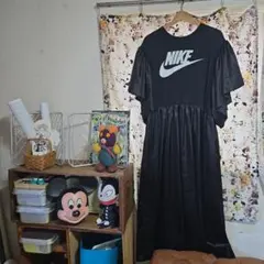 連休値下げ！microwaveマイクロウェイブ　NIKEリメイクワンピース