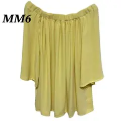 MM6 Maison Margiela ブラウス　オフショルダー　イエロー　38のサムネイル