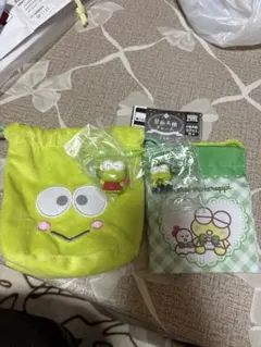 けろけろけろっぴ 巾着とチャームセット