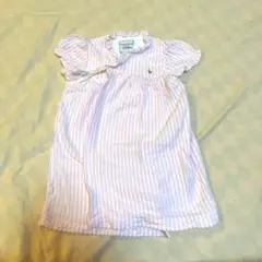 ラルフローレン　Ralph Lauren ストライプ柄ベビー用ワンピース