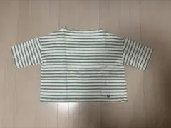 ORCIVAL ホワイト/グリーン ストライプ Tシャツ