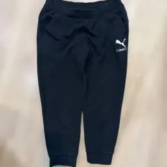 PUMA ブラックジャージパンツ Lサイズ 八分丈