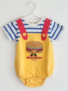 HUGCHUM ハンバーガー ロンパースのサムネイル
