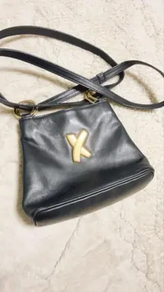 PalomaPicassoショルダーバッグ 本革 ブラックロゴ型押し★即購入禁止のサムネイル
