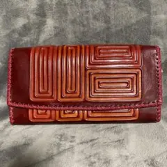 皮手染め クラッチバッグ 和装バッグ