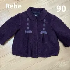 最終値下げ 美品 BeBe アウター 90 アウター ベベ ボアアウター