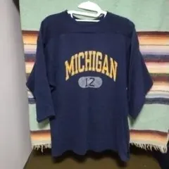 80s　チャンピオン　フットボールT　トリコタグ　USA製　ヴィンテージ　7分袖