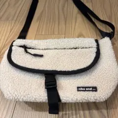 niko and ... ボアショルダーバッグ