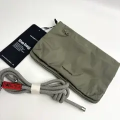 【未使用✨】トポロジー フラット サコッシュ スモール ショルダーバッグ グレー