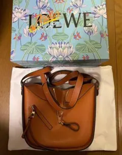 羅意威 Gate Mini 皮革肩背包 棕色 灰色