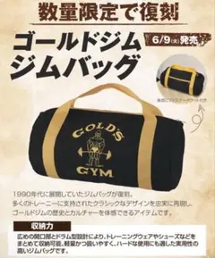 ゴールドジムジムバッグ ドラムバッグ GOLD GYM 限定品トレーニング