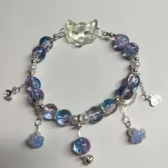 狐モチーフのハンドメイドブレスレット