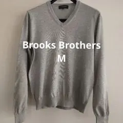 Brooks Brothers Vネックニット コットンセーター グレー Mのサムネイル