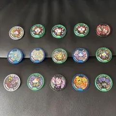妖怪ウォッチ メダル 16枚セット　にゃん達