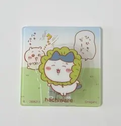 ちいかわ　アクリルシーンクリップ　ビスケット　ハチワレ