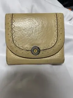COLE HAAN コールハーン　レザー製ベージュ折り財布