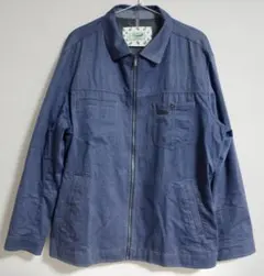 【美品】Crocodile クロコダイル ダークブルー フルジップジャケット L