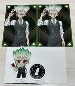 Dr.STONE 石神千空 プリンセスカフェ カジノ ミニアクリルスタンド 特典