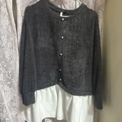 vanilla studio バニラスタジオ　大きいサイズ　シャギーラメニット