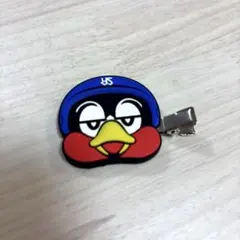 東京ヤクルトスワローズ　つば九郎　ヘアクリップ　前髪ピン
