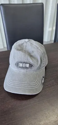 THIS IS FOR グレー キャップ