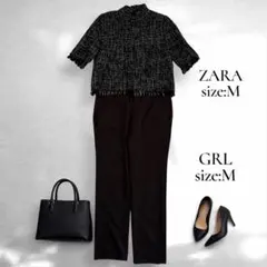 コーデ売り　きれいめ　オフィスカジュアル　モノトーン　春服　レディース