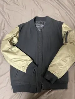 THE SHOP TK MA-1ジャケット M ブラック・オリーブ