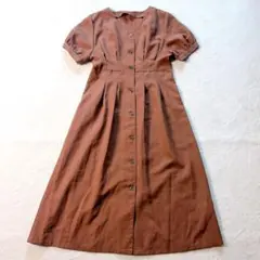 極美品✨【INGNI】イング フロントボタン パフスリーブ ワンピース（M）