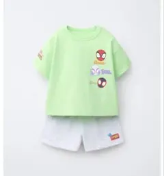 ZARA ベビー 新品 スパイダーマン セットアップ 115 Tシャツ マーベルのサムネイル