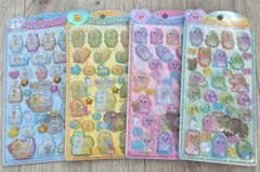 正規品 うるちゅるポップシール おぱんちゅうさぎ んぽちゃむ きみまろ コンプ