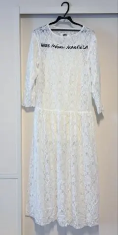 レア！MM6 Maison Margiela レースワンピース ホワイトのサムネイル