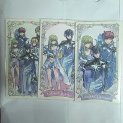 コードギアス 20周年展示会 イラストカード ルルーシュ Ｃ.Ｃ スザク