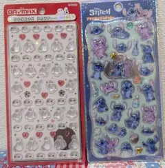 ボンボンドロップ ベイマックス　 プチドロップステッカー スティッチ　2枚セット