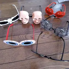 ハロウィン パーティー用 サングラス 6点セット