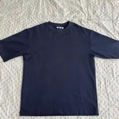 UNIQLO エアリズムコットンオーバーサイズTシャツ Mサイズ ネイビー