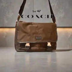 COACH ブラウン ショルダーバッグ
