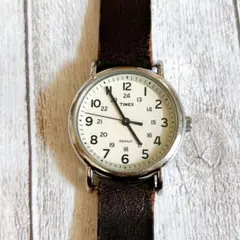 木梨サイクルxタイメックス　美品　レザーベルト TIMEX × KINASHICYCLE 腕時計 ブラック 木梨サイクル 完売モデル
