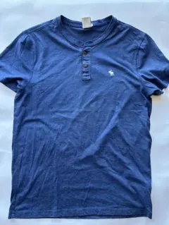 Abercrombie & Fitch ネイビー Tシャツ M