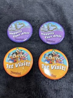 ディズニーランド ピンバッジ 4個セット