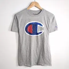 Champion チャンピオン 半袖Tシャツ グレー S メンズ 古着 ロゴT