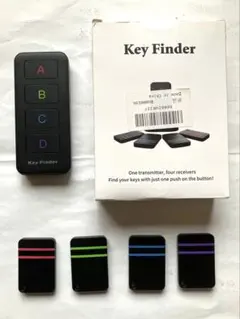 Key Finder 探し物発見器 忘れ物防止 キーホルダー 4個セット