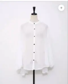 シアーシャツ　オフホワイト　ぞうねこ