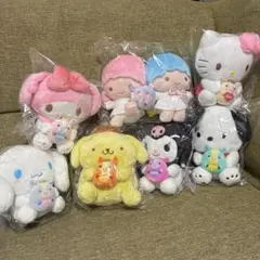 匿名送料込　新品●サンリオ　2026年福袋　干支　馬　ぬいぐるみ　全７種セット